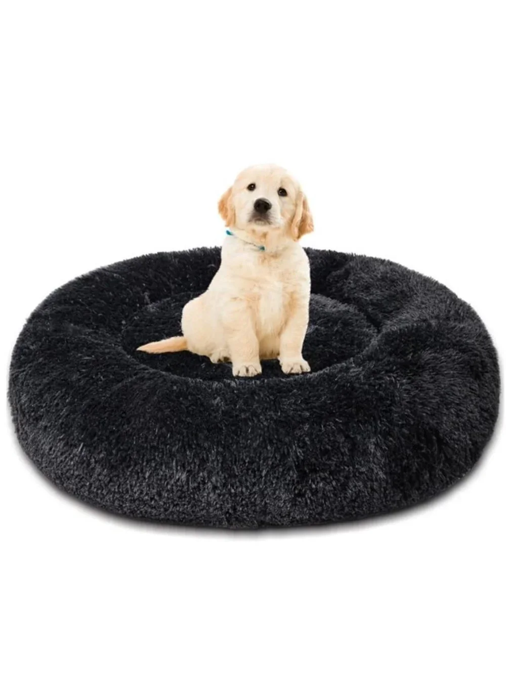 Calming Donut Pet Bed for Medium Dogs 24